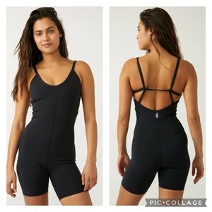 Free People Movement Athletic One Piece Bodysuit All Star Runsie Romper Onesie